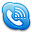 Skype Phone Blue Icon 32x32 png